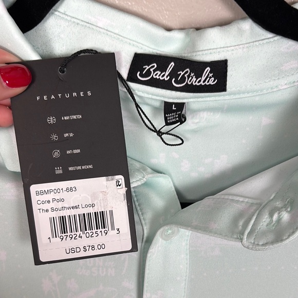 NWT Bad Birdie Core Polo The Southwest Loop - Picture 2 of 8